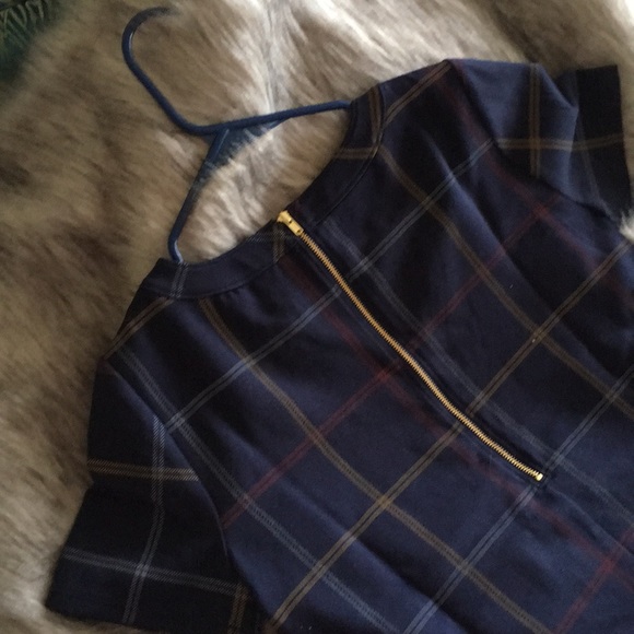 NWT Plaid relaxed shift dress jcrew factory dress - Picture 5 of 6